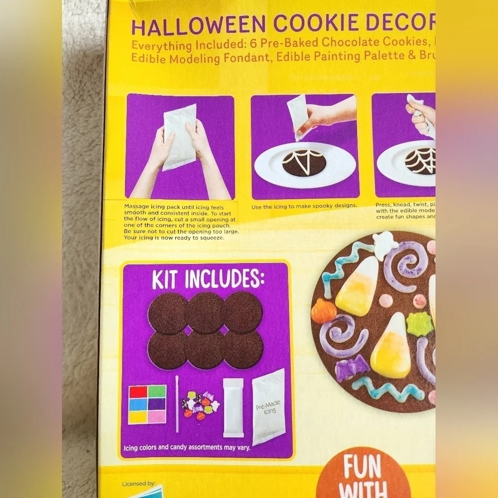 New large Play-Doh Halloween Cookie Kit for toddlers/ kids